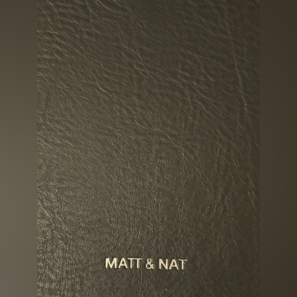 Matt & Nat Dwell Leather Backpack - Black - Brand New - Picture 9 of 12